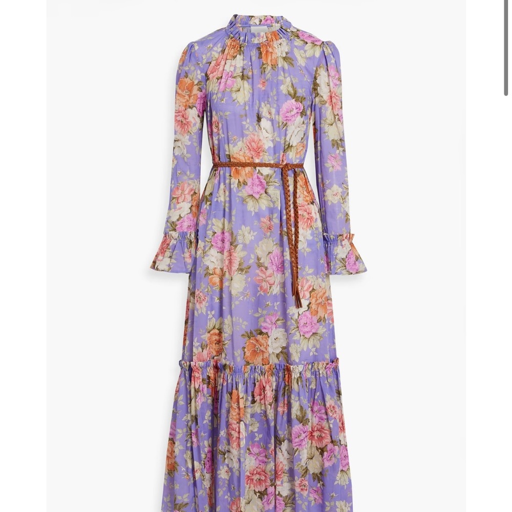 Zimmerman floral dress size 2. Worn once. No belt.